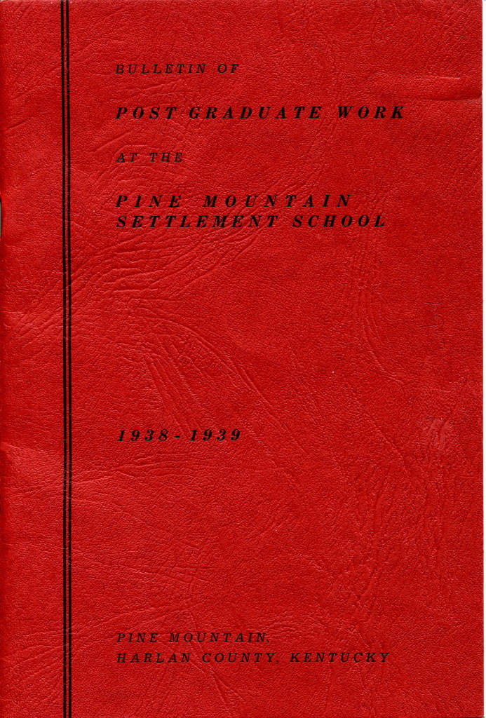 CATALOGS 1938-39 Bulletin of Post Graduate Work