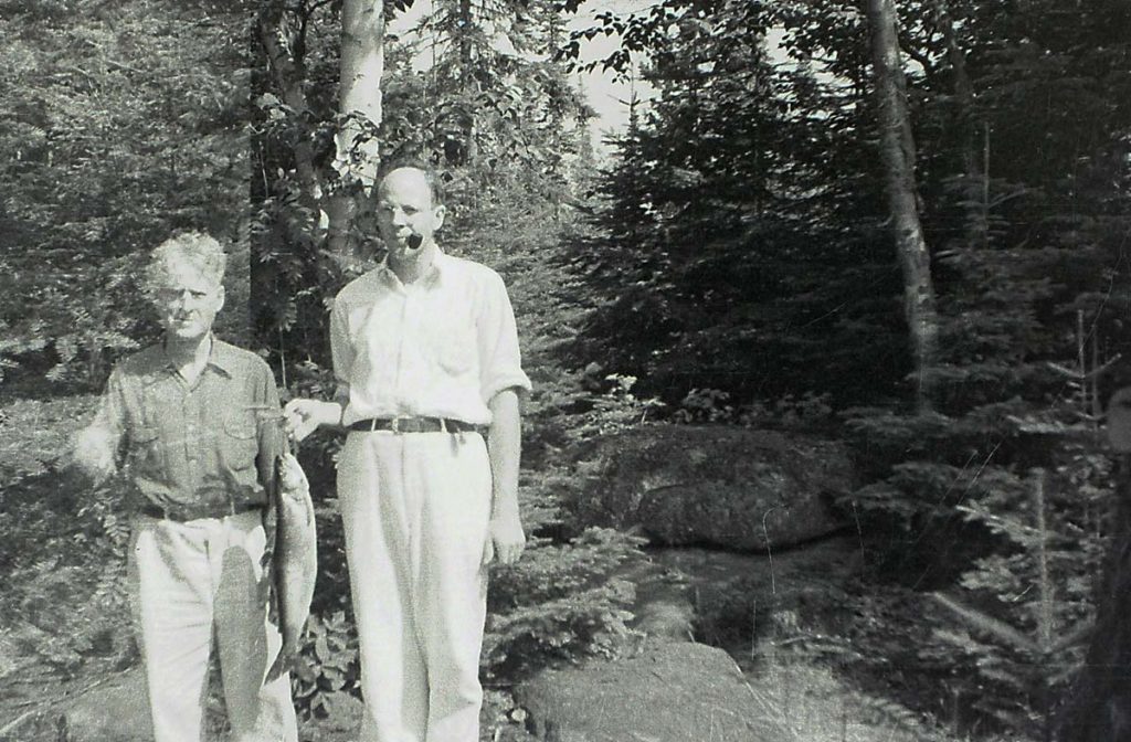 John Spelman III with his father John Spelman II, 1940.