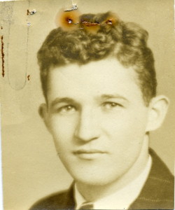 August Angel, c. 1933. This photograph of August Angel was attached to his application, as required, for a teaching position with the Pine Mountain Settlement School. The date of the application was June 24, 1933, the month and year of his graduation from Miami University, Oxford, Ohio.