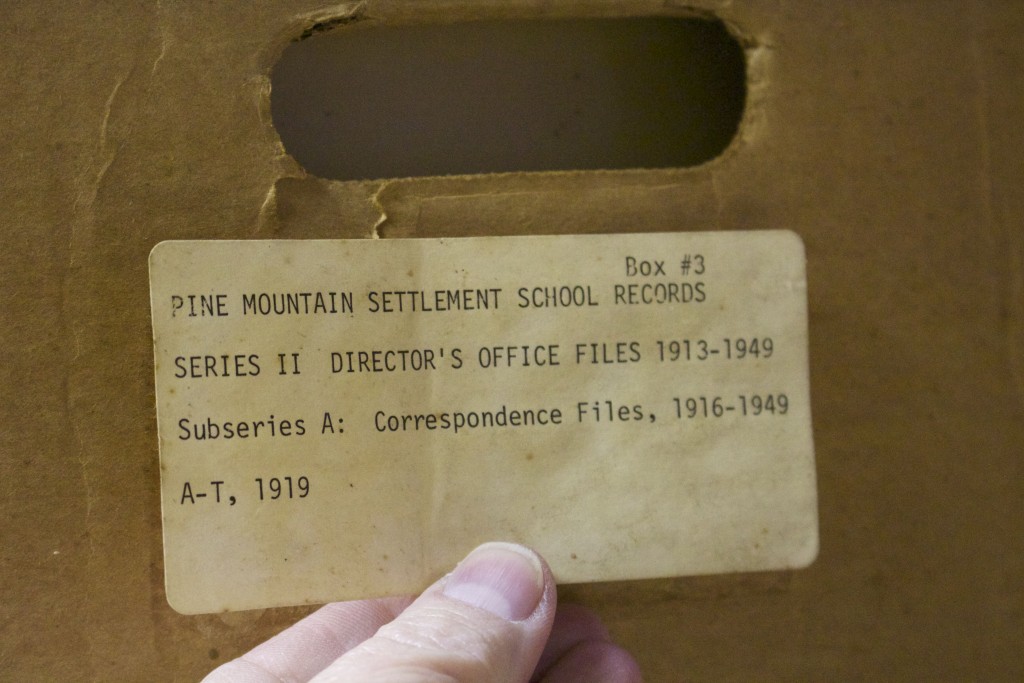 BOX 03 DIRECTORS OFFICE FILES 1913-1949 - Correspondence Files 1916-1949 - A-T 1919