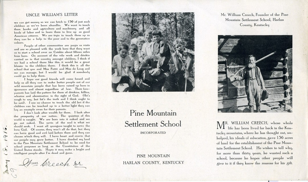 PUBLICATIONS PMSS EPHEMERA 1916 William Creech Writings