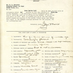 BERTHA COLD Correspondence