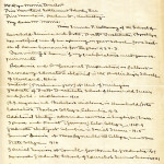 BERTHA COLD Correspondence