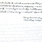 BERTHA COLD Correspondence