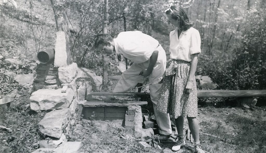 Malcolm & Martha Ann (Keen) Arny at PMSS, 1940s. Photo courtesy of Suzanne Arny Fullar.