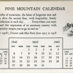 PMSS 1945 Calendar