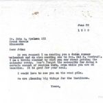 1939, June 29. Letter from Glyn Morris to Spelman. p.1