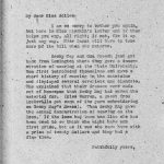 DOROTHY BOLLES Correspondence I 1925 to 1930