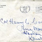 HENRY C. CREECH Letters 1930-1934