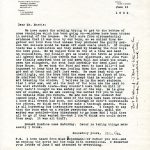 GLYN MORRIS 1934 Correspondence 