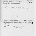 ARCHIVE SUBJECT INDEX File Cards