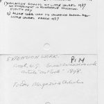 ARCHIVE SUBJECT INDEX File Cards