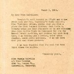 ANGELA MELVILLE Correspondence 1925-1929