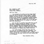 MARY ROCKWELL HOOK Correspondence 1941 Box 19: 3-05