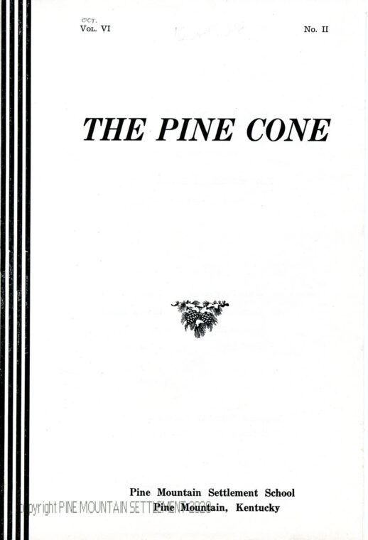 Pine Cone 1938 October