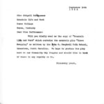 GLYN MORRIS Correspondence 1938