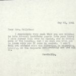BOONE CALLAHAN Correspondence 1936-1941 Part II