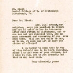 ANNE RUTH MEDCALF Correspondence II 1923-1924