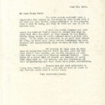 CELIA CATHCART 1916 Road Correspondence