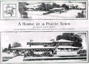 A Home In A Prarue Town. Ladies Home Journal 1901
