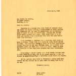 DARWIN D. MARTIN 1933 Correspondence