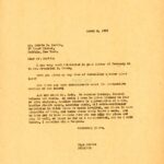 DARWIN D. MARTIN 1933 Correspondence