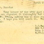 DARWIN D. MARTIN 1933 Correspondence