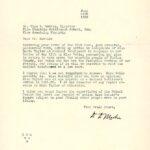 DARWIN D. MARTIN 1933 Correspondence