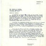 DARWIN D. MARTIN 1933 Correspondence