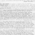 Dr. EMMA and Dr. FRANCIS TUCKER Correspondence 1942
