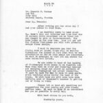Dr. EMMA and Dr. FRANCIS TUCKER Correspondence 1950