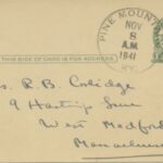 OLIVE COOLIDGE Correspondence 1941 Oggy to Family Oct-Nov