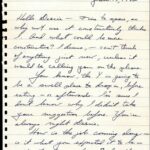 OLIVE COOLIDGE Correspondence 1942 Bob to Oggy JANUARY