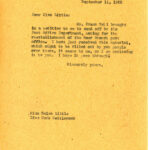 HELEN F. LITTLE Correspondence II