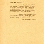 HELEN F. LITTLE Correspondence II